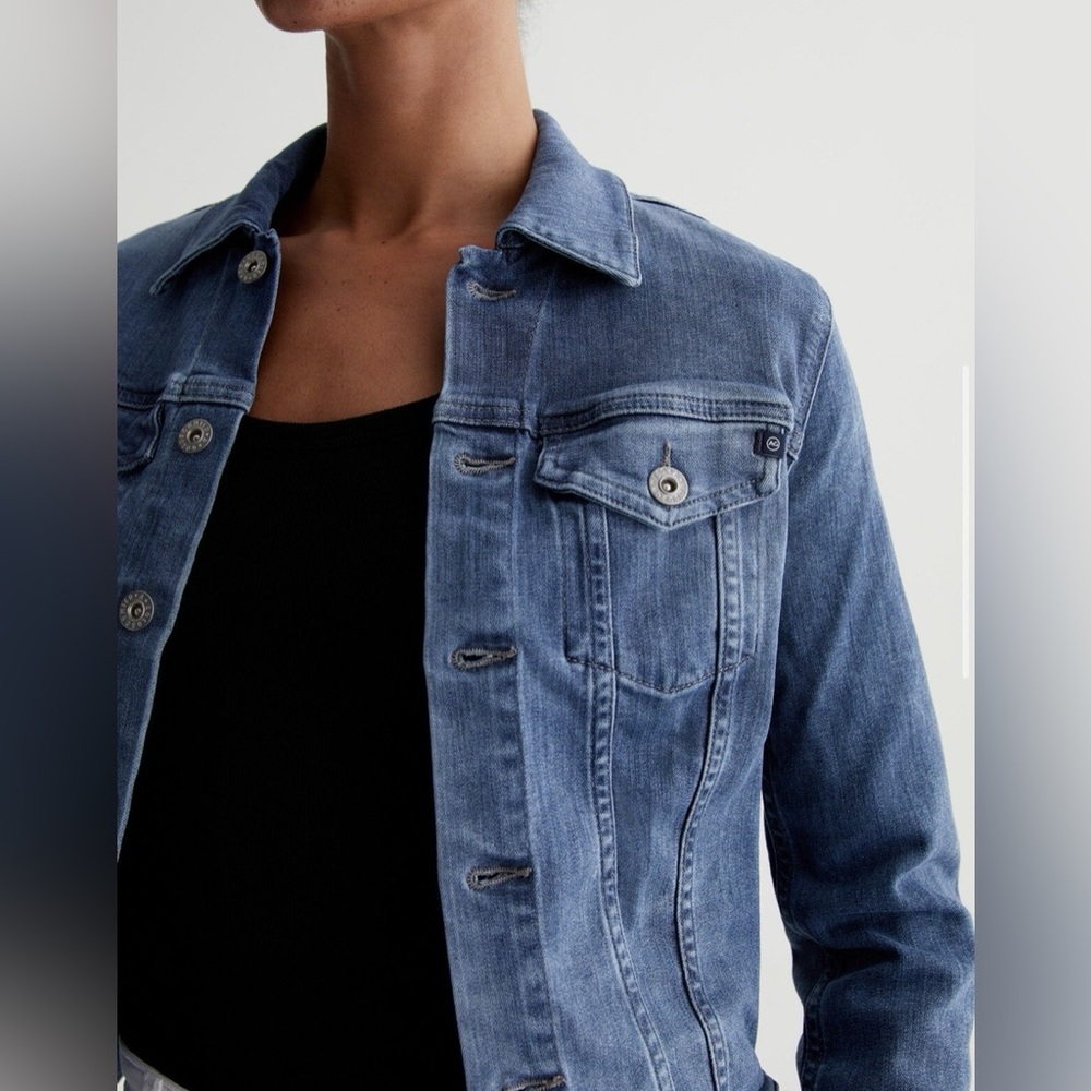AG Robyn Fitted Slim Denim Jacket size L